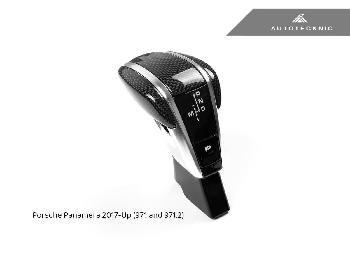 Kies-Motorsports AutoTecknic USA AutoTecknic Carbon Fiber Exclusive Design Shift Lever - Porsche 971 Panamera | 9Y0 Cayenne