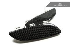 Kies-Motorsports AutoTecknic USA AutoTecknic Carbon Fiber Front Bumper Reflectors - BMW E90 E92 E93 M3 (2008-2013)