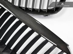 Kies-Motorsports AutoTecknic USA AutoTecknic Carbon Fiber Front Grille Set - E63/ E64 6-Series & M6 Plain Weave (1X1)