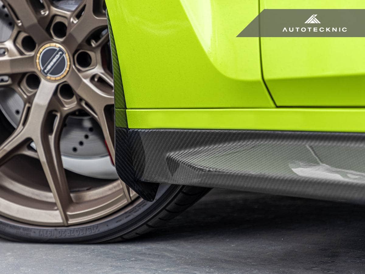 Kies-Motorsports AutoTecknic USA AutoTecknic Carbon Fiber Front Splash Guards - G20/ G21 3-Series