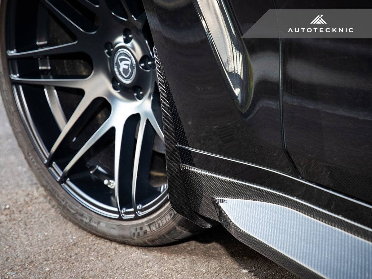 Kies-Motorsports AutoTecknic USA AutoTecknic Carbon Fiber Front Splash Guards - G20/ G21 3-Series