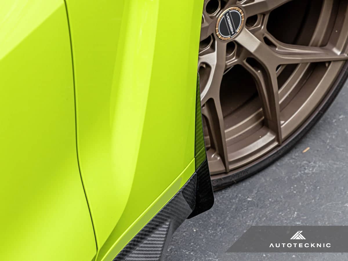 Kies-Motorsports AutoTecknic USA AutoTecknic Carbon Fiber Front Splash Guards - G20/ G21 3-Series
