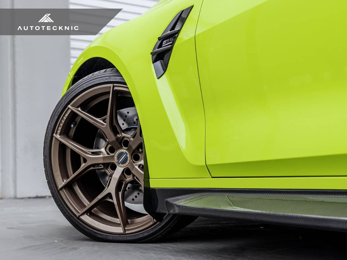 Kies-Motorsports AutoTecknic USA AutoTecknic Carbon Fiber Front Splash Guards - G20/ G21 3-Series