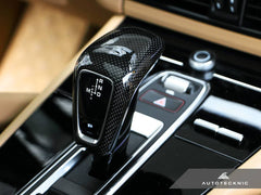 Kies-Motorsports AutoTecknic USA AutoTecknic Carbon Fiber Gear Selector Cover - Porsche 9Y0 Cayenne 2019-2023