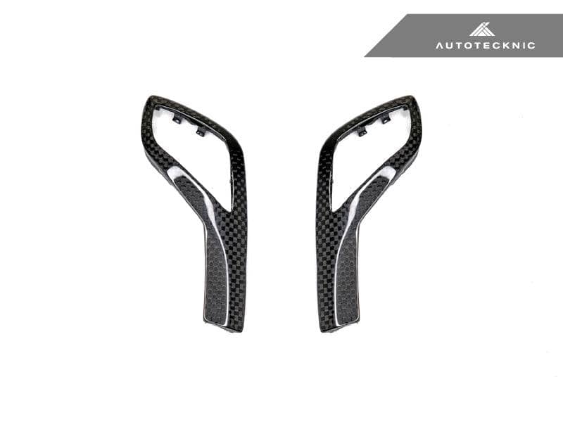 Kies-Motorsports AutoTecknic USA AutoTecknic Carbon Fiber Gear Selector Side Trims - G22 4-Series