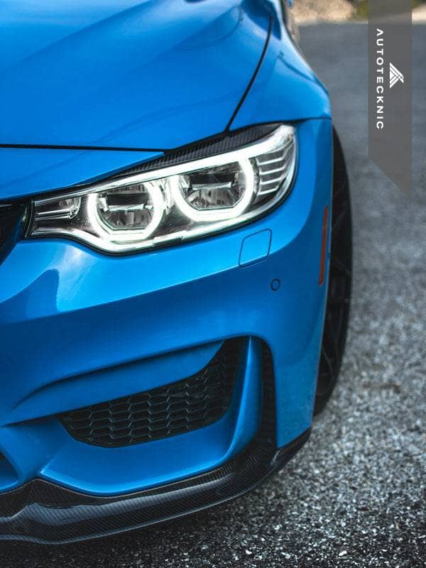 Kies-Motorsports AutoTecknic USA AutoTecknic Carbon Fiber Headlight Trim Set - F80 M3 | F82/ F83 M4