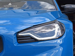 Kies-Motorsports AutoTecknic USA AutoTecknic Carbon Fiber Headlight Trim Set - G87 M2 G87 M2