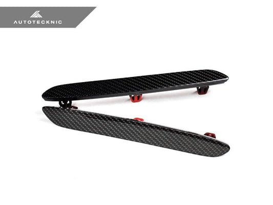 Kies-Motorsports AutoTecknic USA AutoTecknic Carbon Fiber Rear Bumper Reflectors - F87 M2 | M2 Competition
