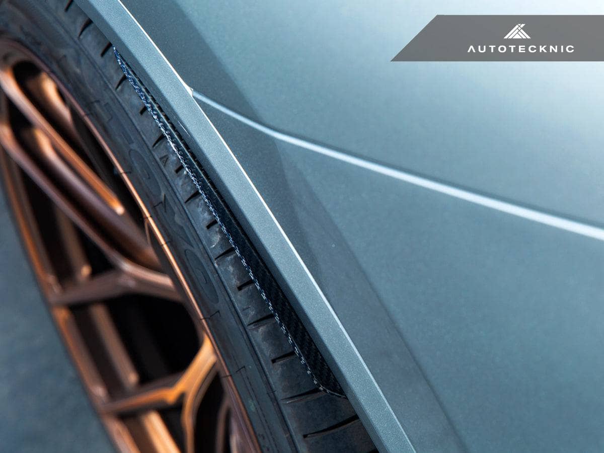 Kies-Motorsports AutoTecknic USA AutoTecknic Carbon Fiber Rear Splash Guards - F97 X3M | G01 X3