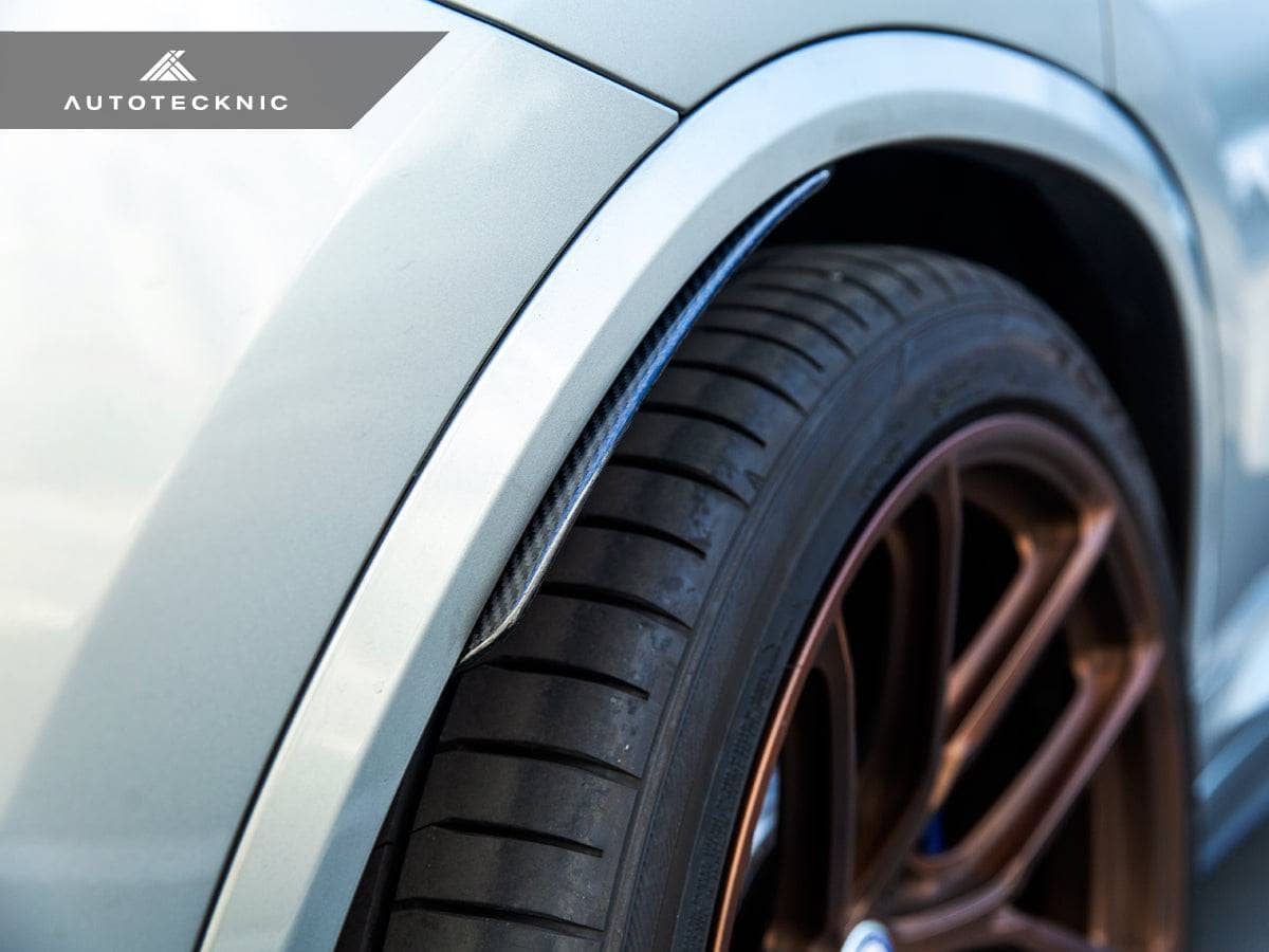 Kies-Motorsports AutoTecknic USA AutoTecknic Carbon Fiber Rear Splash Guards - F97 X3M | G01 X3