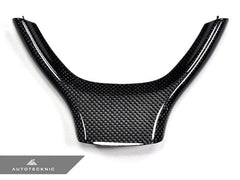 Kies-Motorsports AutoTecknic USA AutoTecknic Carbon Fiber Steering Wheel Trim - F10 M5 Pre-LCI & 5-Series MSport | F06/ F12/ F13 6-Series | F01/ F02 7-Series