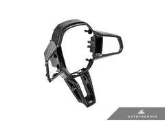 Kies-Motorsports AutoTecknic USA AutoTecknic Carbon Fiber Steering Wheel Trim - G60/ G61 5-Series