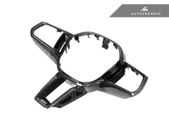 Kies-Motorsports AutoTecknic USA AutoTecknic Carbon Fiber Steering Wheel Trim - G90/ G99 M5