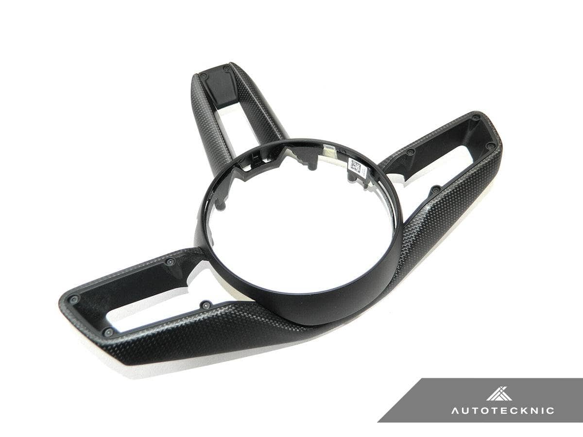 Kies-Motorsports AutoTecknic USA AutoTecknic Carbon Fiber Steering Wheel Trim - Porsche 992 Models