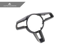 Kies-Motorsports AutoTecknic USA AutoTecknic Carbon Fiber Steering Wheel Trim - Porsche 992 Models