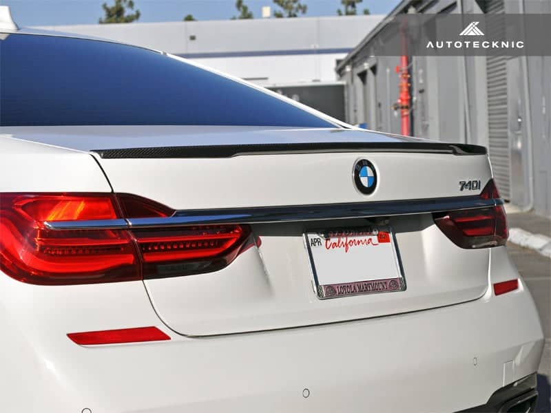 Kies-Motorsports AutoTecknic USA AutoTecknic Carbon Fiber Trunk Lip Spoiler - G11/ G12 7-Series
