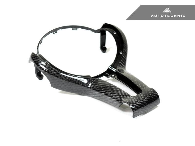 Kies-Motorsports AutoTecknic USA AutoTecknic Carbon Outer Steering Wheel Trim - F-Chassis M Vehicles