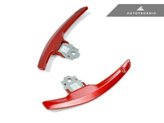 Kies-Motorsports AutoTecknic USA AutoTecknic Competition Shift Paddles - F10 5-Series LCI Sakhir Orange