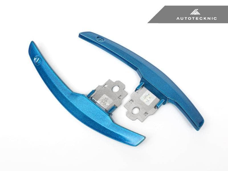 Kies-Motorsports AutoTecknic USA AutoTecknic Competition Shift Paddles - F15 X5 | F16 X6 Long Beach Blue