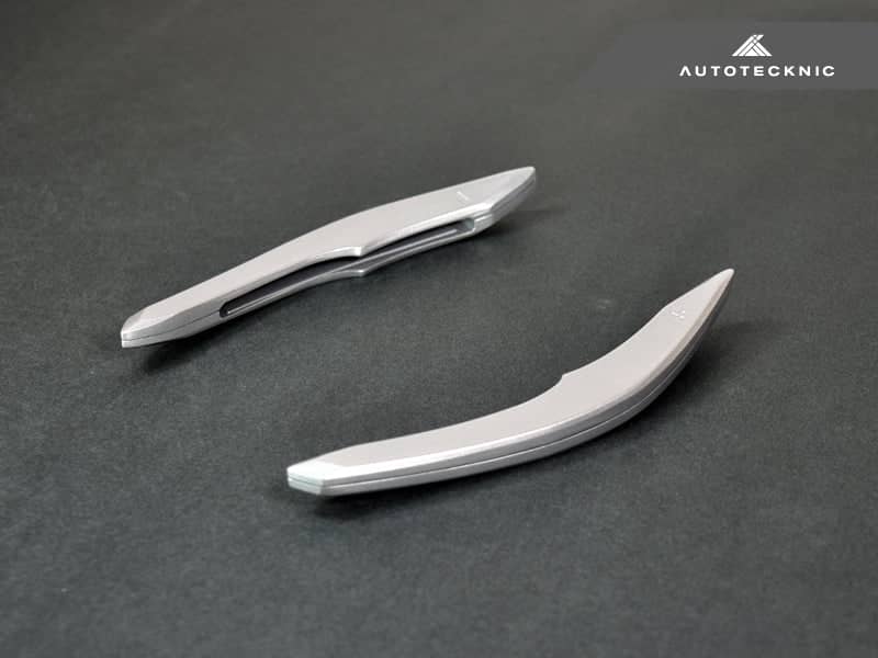 Kies-Motorsports AutoTecknic USA AutoTecknic Competition Steering Shift Paddles - Porsche 997.2 & 991.1 Silver Alloy