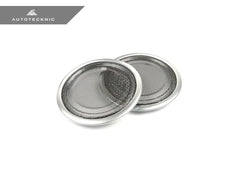 Kies-Motorsports AutoTecknic USA AutoTecknic Door Panel Speaker Mesh Cover Set - BMW F-Chassis F80 M3 Sedan / Satin Silver