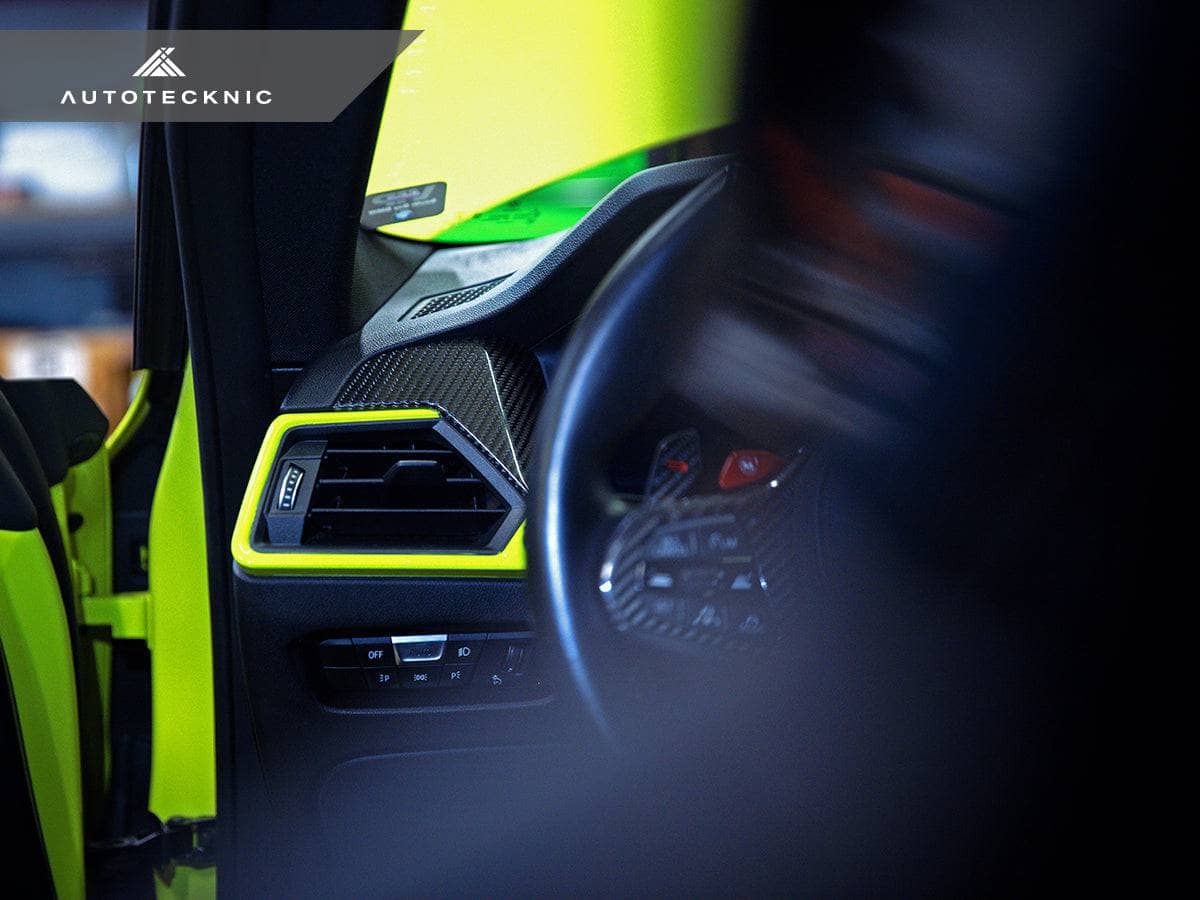 Kies-Motorsports AutoTecknic USA AutoTecknic Dry Carbon Air Vent Trim - G87 M2 | G80 M3 | G82/ G83 M4