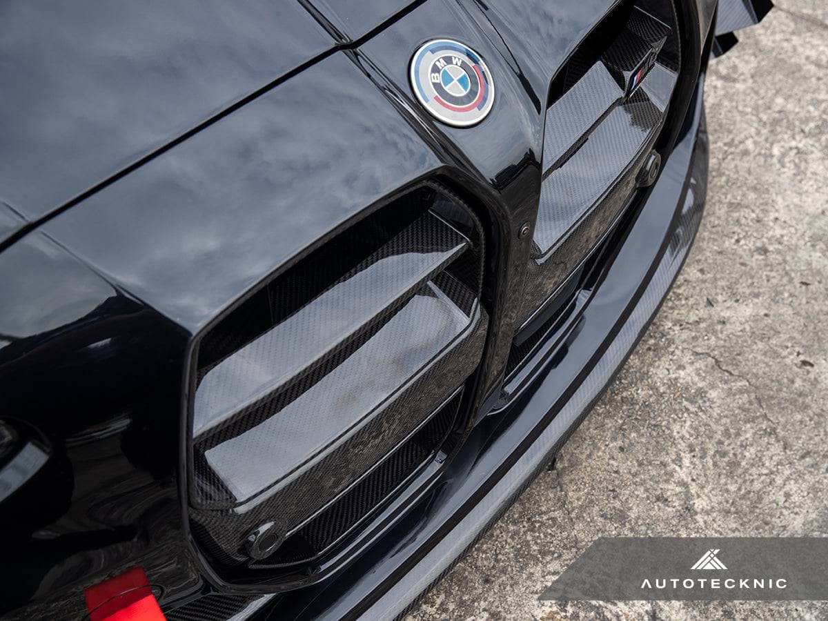 Kies-Motorsports AutoTecknic USA AutoTecknic Dry Carbon Avanzato Front Grille - G80 M3 | G82/ G83 M4
