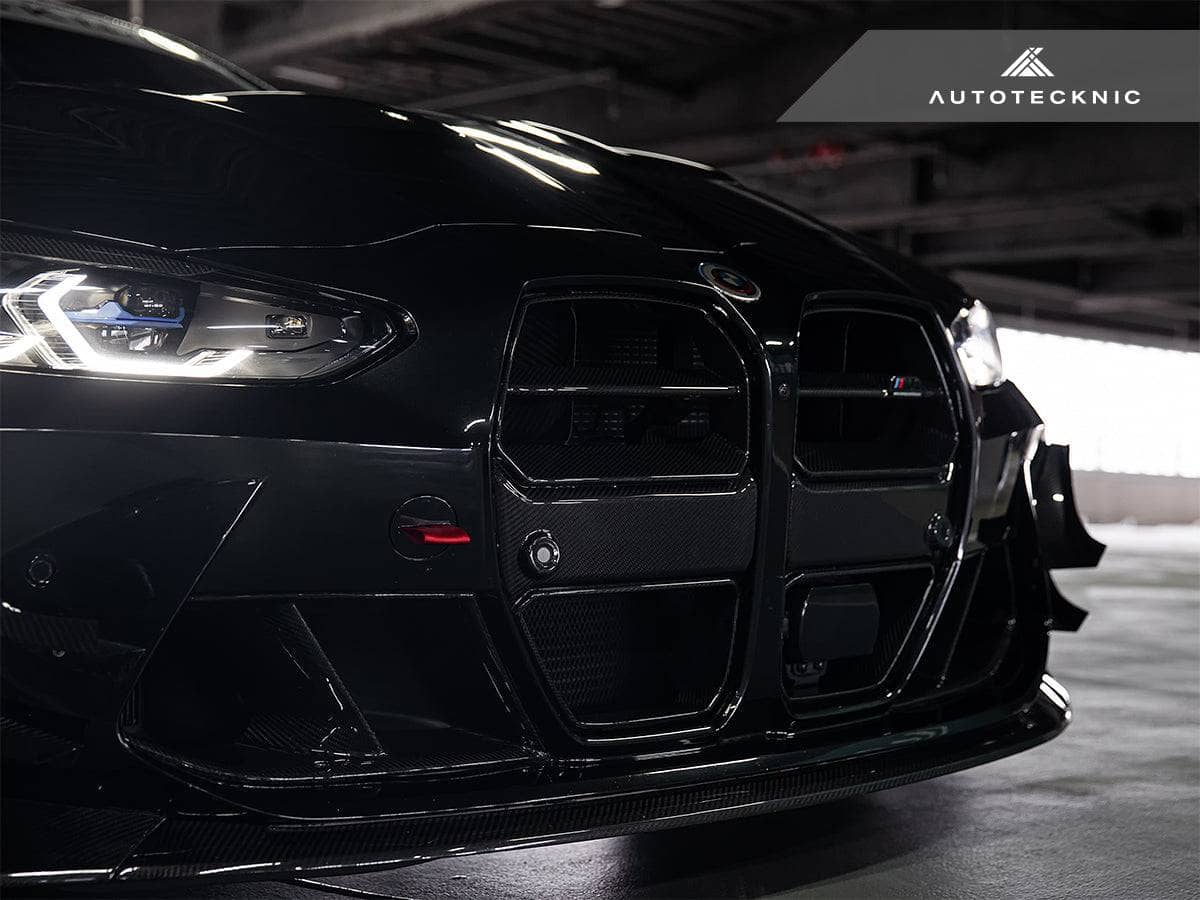 Kies-Motorsports AutoTecknic USA AutoTecknic Dry Carbon Avanzato Front Grille - G80 M3 | G82/ G83 M4