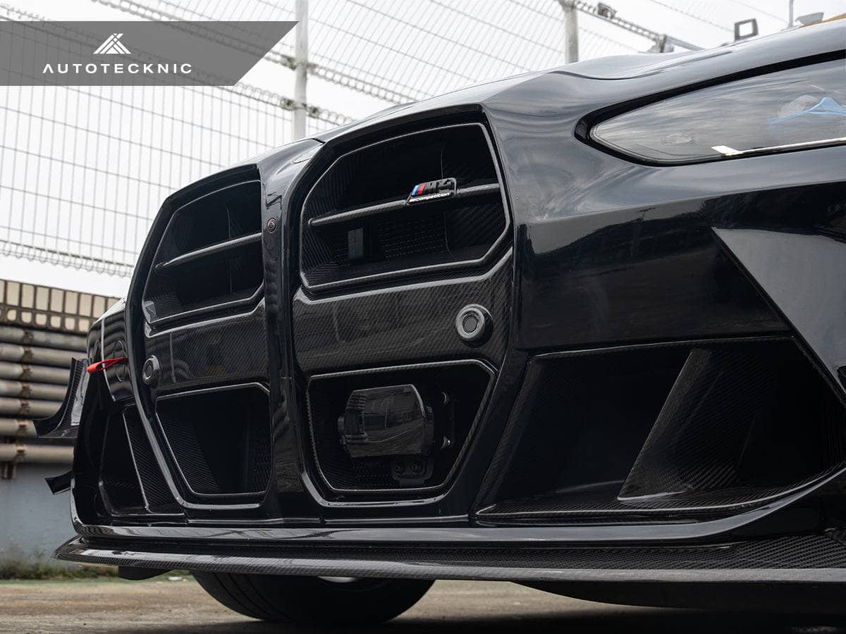 Kies-Motorsports AutoTecknic USA AutoTecknic Dry Carbon Avanzato Front Grille - G80 M3 | G82/ G83 M4