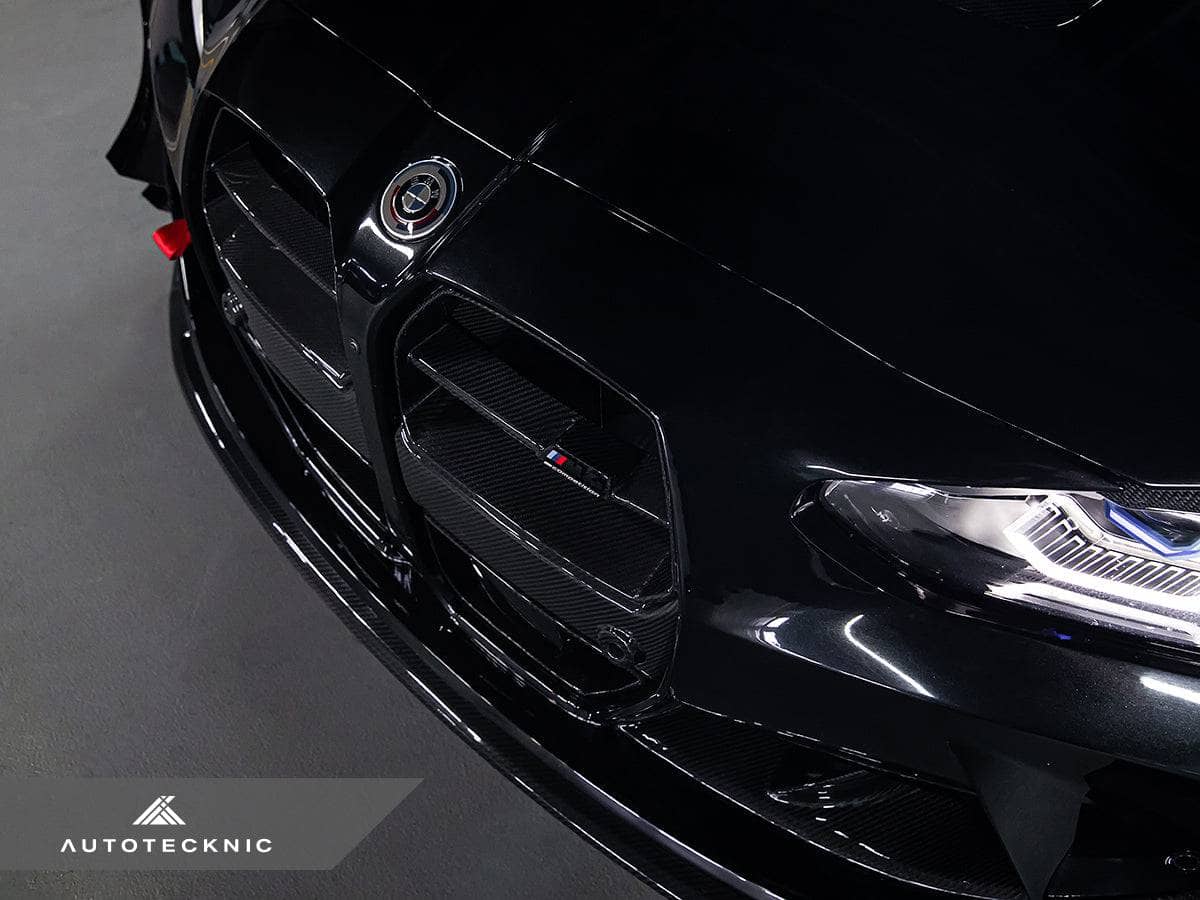 Kies-Motorsports AutoTecknic USA AutoTecknic Dry Carbon Avanzato Front Grille - G80 M3 | G82/ G83 M4