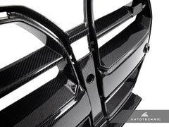 Kies-Motorsports AutoTecknic USA AutoTecknic Dry Carbon Avanzato Front Grille - G80 M3 | G82/ G83 M4