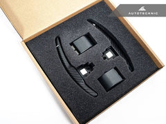 Kies-Motorsports AutoTecknic USA AutoTecknic Dry Carbon Battle Version Shift Paddles - F87 M2 | F80 M3 | F82/ F83 M4 | F10 M5 LCI | F06/ F12/ F13 M6 | F85 X5M | F86 X6M