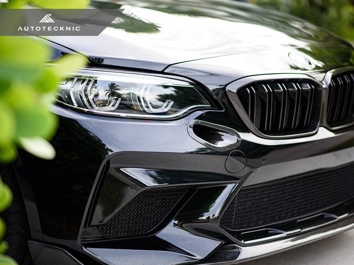 Kies-Motorsports AutoTecknic USA AutoTecknic Dry Carbon Brake Cooling Ducts - F87 M2 Competition | M2 CS