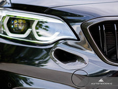 Kies-Motorsports AutoTecknic USA AutoTecknic Dry Carbon Brake Cooling Ducts - F87 M2 Competition | M2 CS