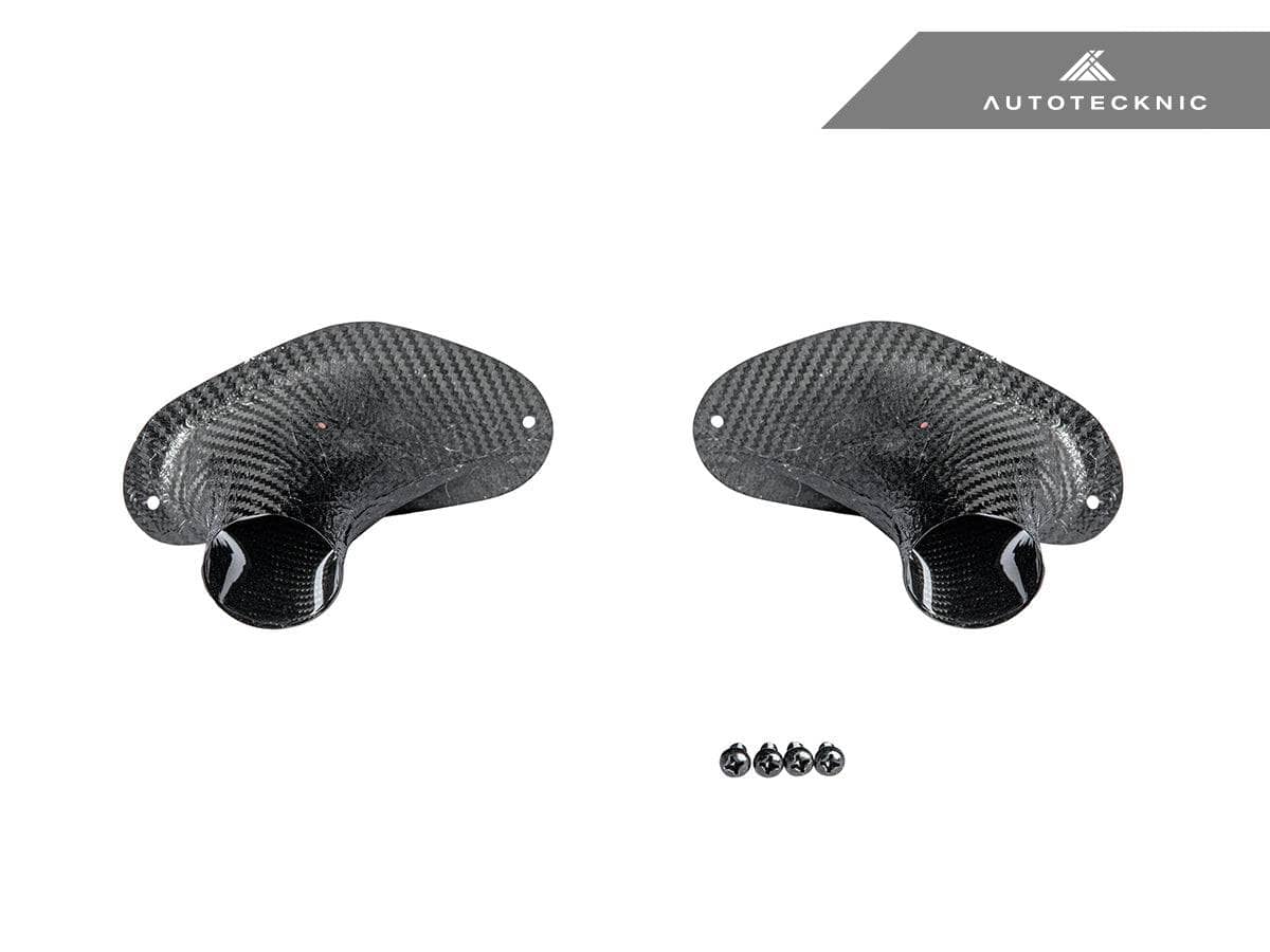 Kies-Motorsports AutoTecknic USA AutoTecknic Dry Carbon Brake Cooling Ducts - F87 M2 Competition | M2 CS