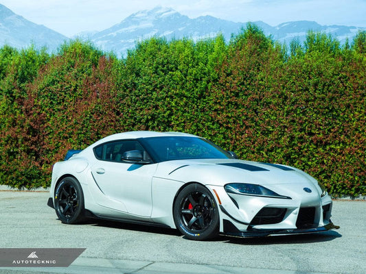 Kies-Motorsports AutoTecknic USA AutoTecknic Dry Carbon Canard Set - A90 Supra 2020-Up