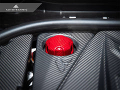Kies-Motorsports AutoTecknic USA AutoTecknic Dry Carbon Charge Cooler Tank Cap Cover - F90 M5