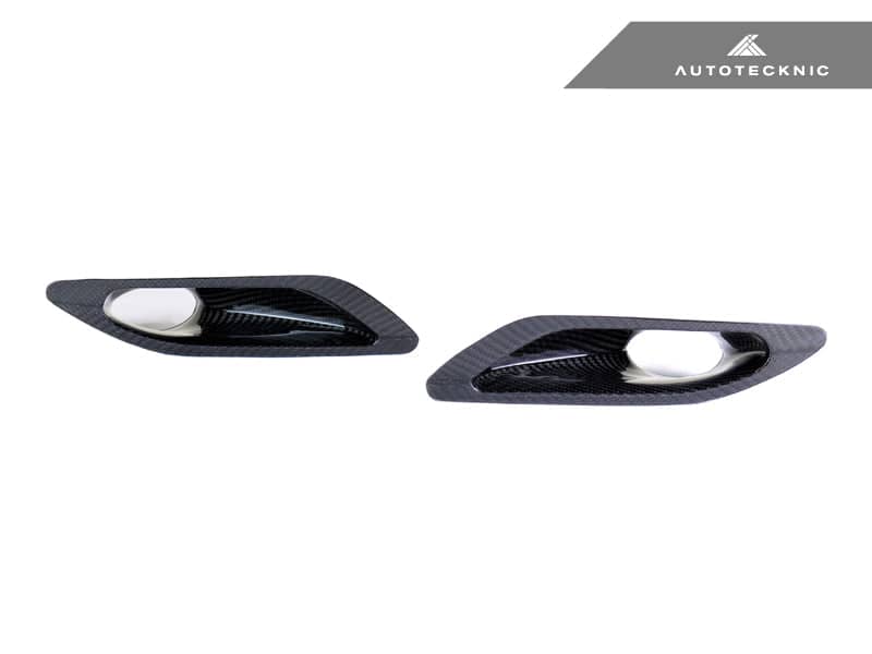 Kies-Motorsports AutoTecknic USA AutoTecknic Dry Carbon Competition Brake Air Ducts - F80 M3 | F82/ F83 M4