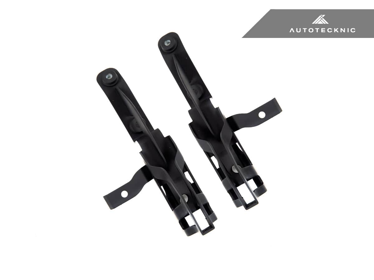 Kies-Motorsports AutoTecknic USA AutoTecknic Dry Carbon Competition Front Aero Lip - F87 M2 Competition F87 M2 Competition / Yes - Add Track Support Bracket Set / No