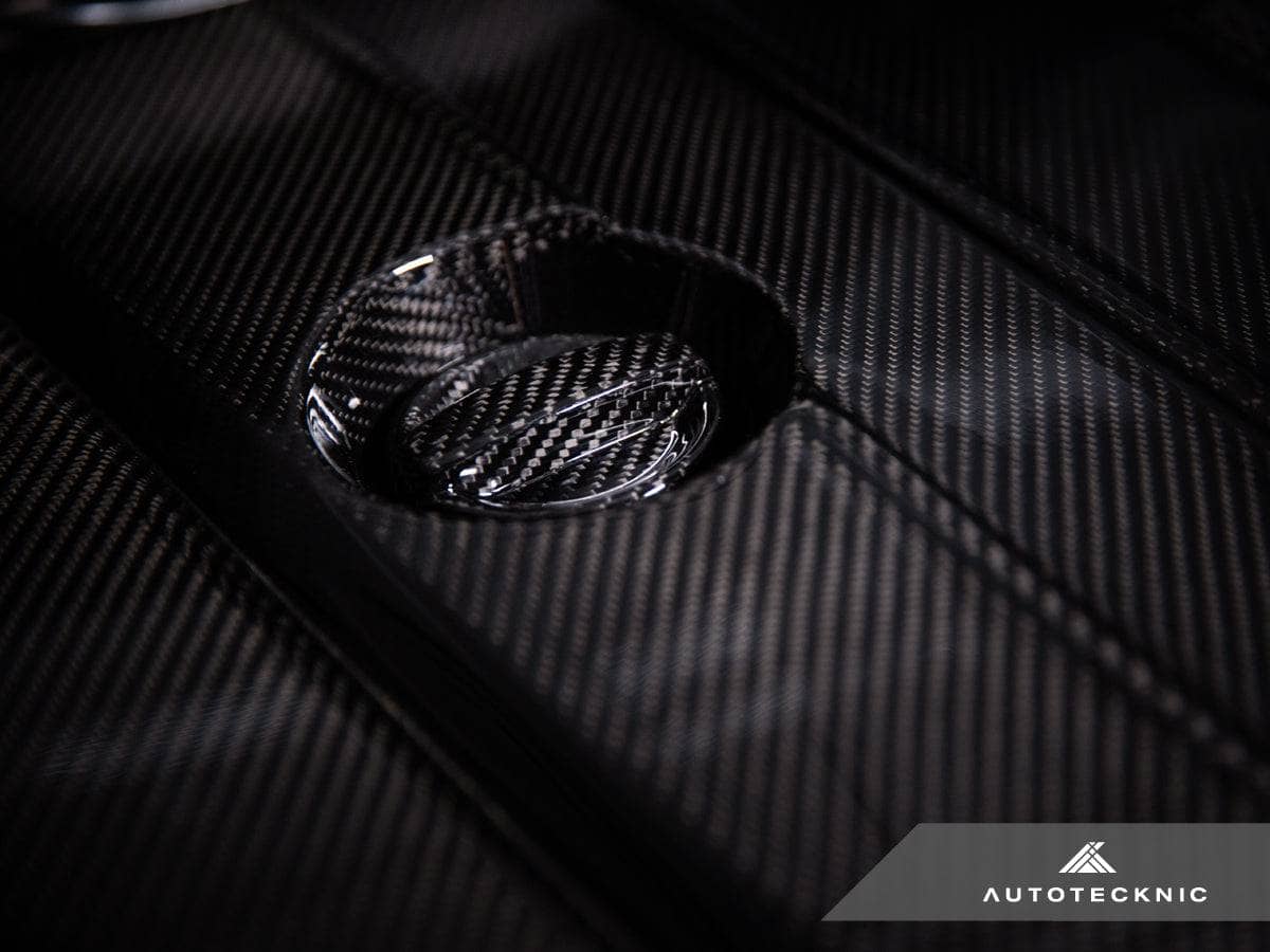 Kies-Motorsports AutoTecknic USA AutoTecknic Dry Carbon Competition Oil Cap Cover - A90 Supra 2020-Up