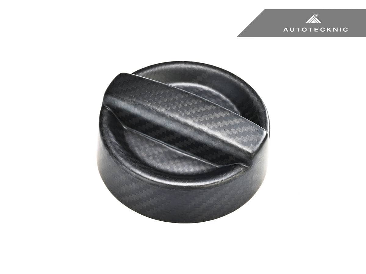 Kies-Motorsports AutoTecknic USA AutoTecknic Dry Carbon Competition Oil Cap Cover - F20/ F21 1-Series