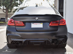 Kies-Motorsports AutoTecknic USA AutoTecknic Dry Carbon Competition Plus Trunk Spoiler - F90 M5 | G30 5-Series