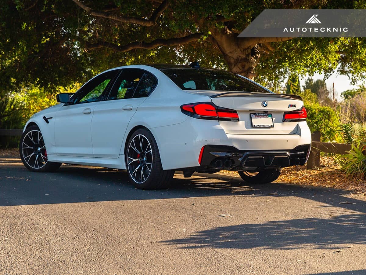 Kies-Motorsports AutoTecknic USA AutoTecknic Dry Carbon Competition Sport Rear Diffuser - F90 M5