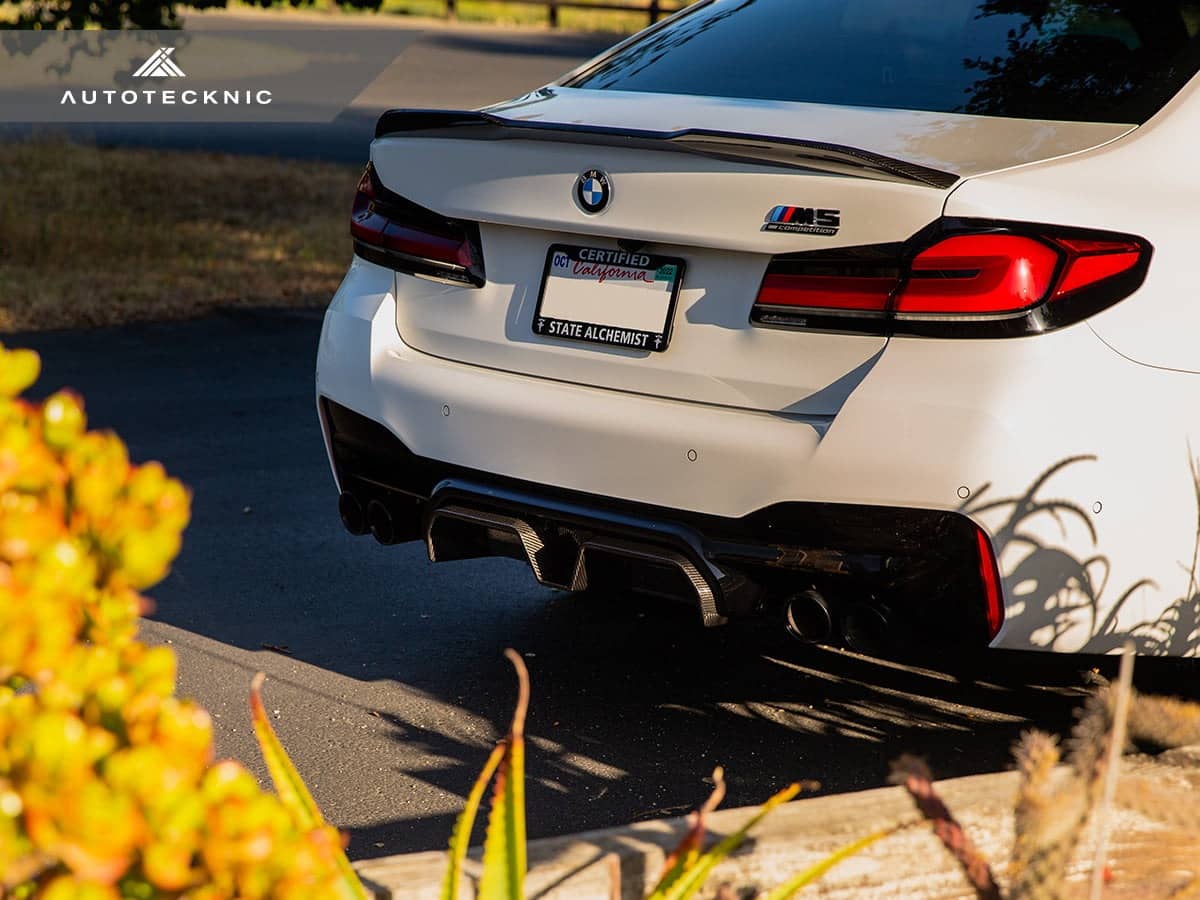 Kies-Motorsports AutoTecknic USA AutoTecknic Dry Carbon Competition Sport Rear Diffuser - F90 M5