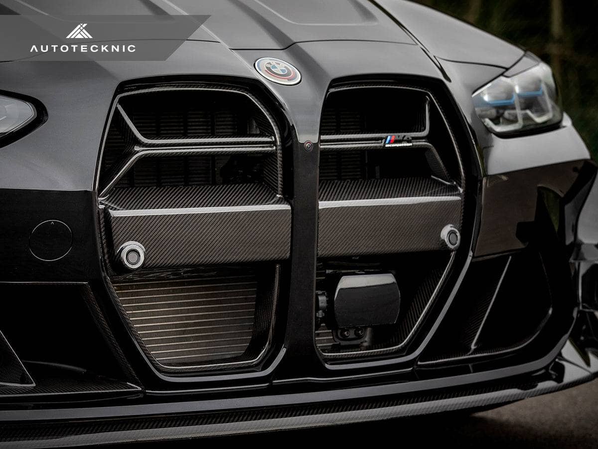 Kies-Motorsports AutoTecknic USA AutoTecknic Dry Carbon Competizione GT4 Front Grille - G80 M3 | G82/ G83 M4