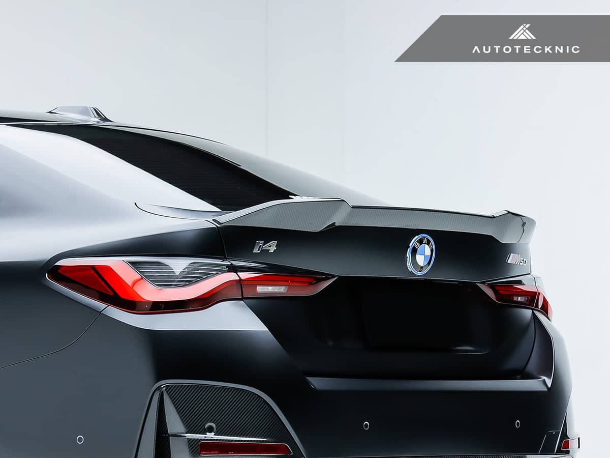Kies-Motorsports AutoTecknic USA AutoTecknic Dry Carbon Competizione Trunk Spoiler - G26 4-Series Gran Coupe