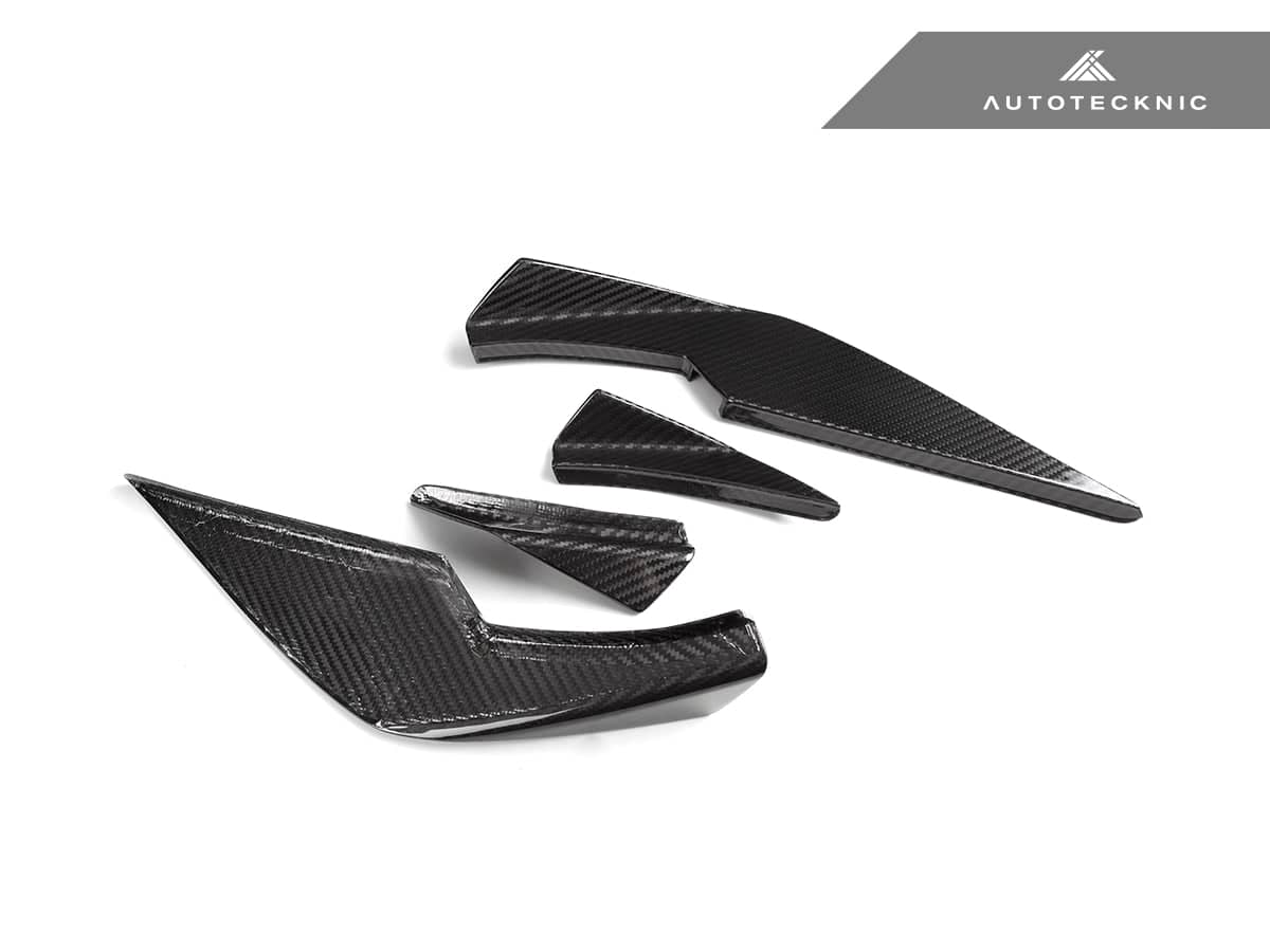 Kies-Motorsports AutoTecknic USA AutoTecknic Dry Carbon Corsa Canard Set - G80 M3 | G82 M4