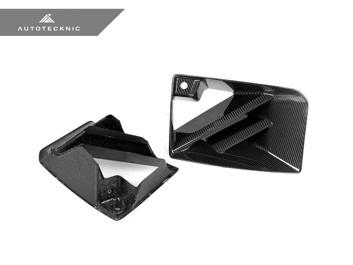 Kies-Motorsports AutoTecknic USA AutoTecknic Dry Carbon Corsa Front Air Inlet Trim Set - G87 M2 G87 M2