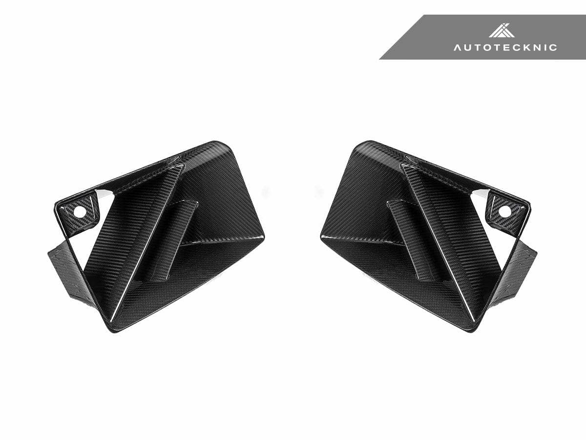 Kies-Motorsports AutoTecknic USA AutoTecknic Dry Carbon Corsa Front Air Inlet Trim Set - G87 M2 G87 M2