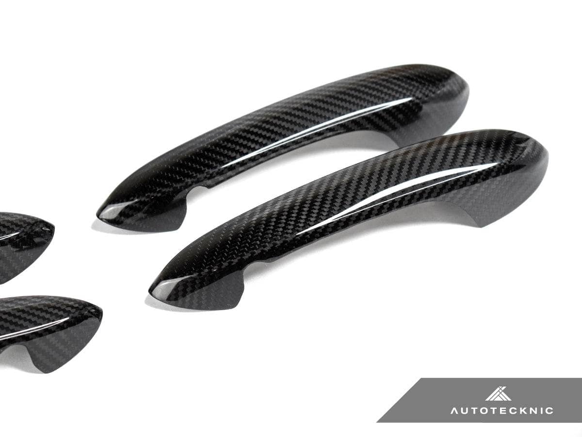 Kies-Motorsports AutoTecknic USA AutoTecknic Dry Carbon Door Handle Trim Set - F40 1-Series | F44 2-Series Gran Coupe